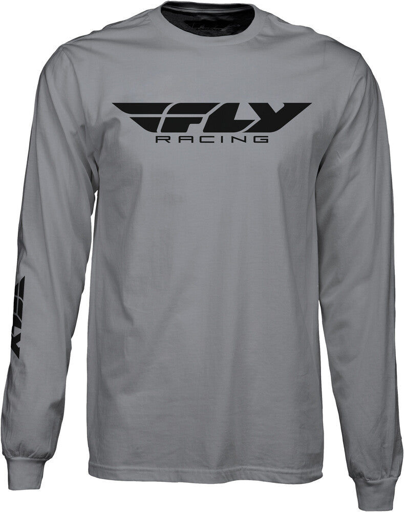 Fly Racing FLY Corporate L S TEE Grey XL