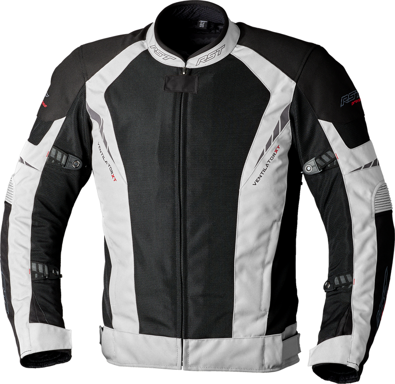 Rst 556-3613140 103613SIL-40 PS VENTILATOR D3O JACKET BLACK/SILVER TEXTILE SM