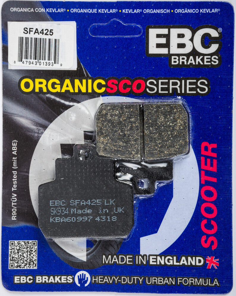 Ebc 153-425 SFA425 BRAKE PADS SFA425 ORGANIC