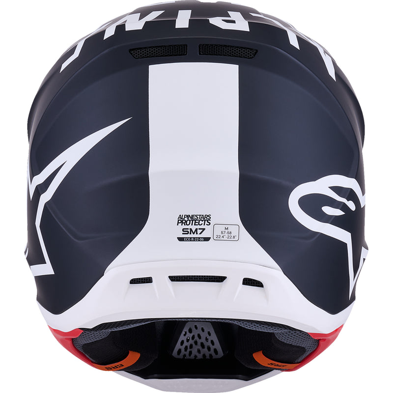 ALPINESTARS SM7 Dasher Helmet - Matte Black/White