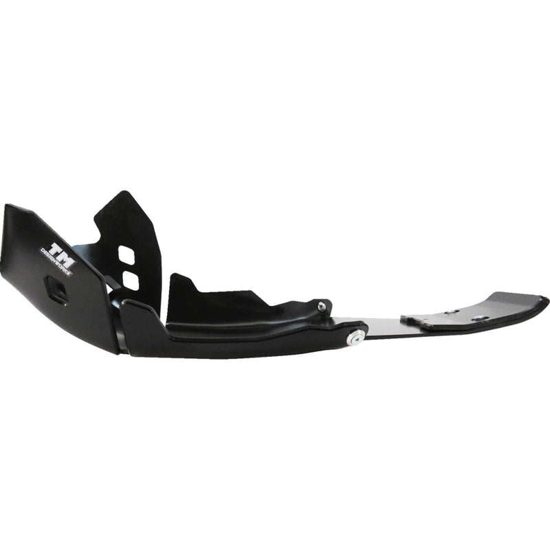 T.m. Designworks With Linkage Skid Plate - KHLG-258-BK For Gas Gas 250 / 300 2024-2025 | KTM SX 250 / XC 250 / SX 300 / XC 300 2023-2025