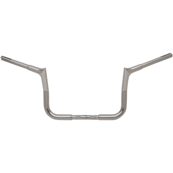 FAT BAGGERS INC. 0601-4746 9050101-1/4" EZ Install Pointed Top Handlebar - 10" - Chrome