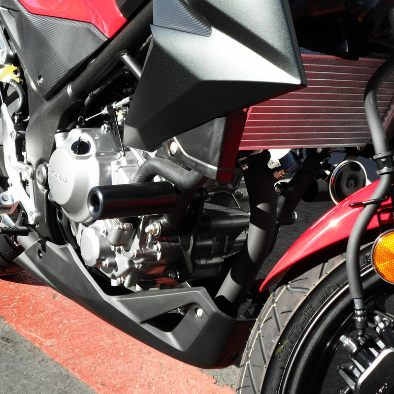 Shogun Frame Sliders Black NO CUT - 750-3129 Honda CB300F 2015-2018