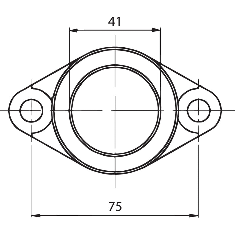 Kimpex Mounting Flange - 301754 Polaris Snowmobiles 1994-1998
