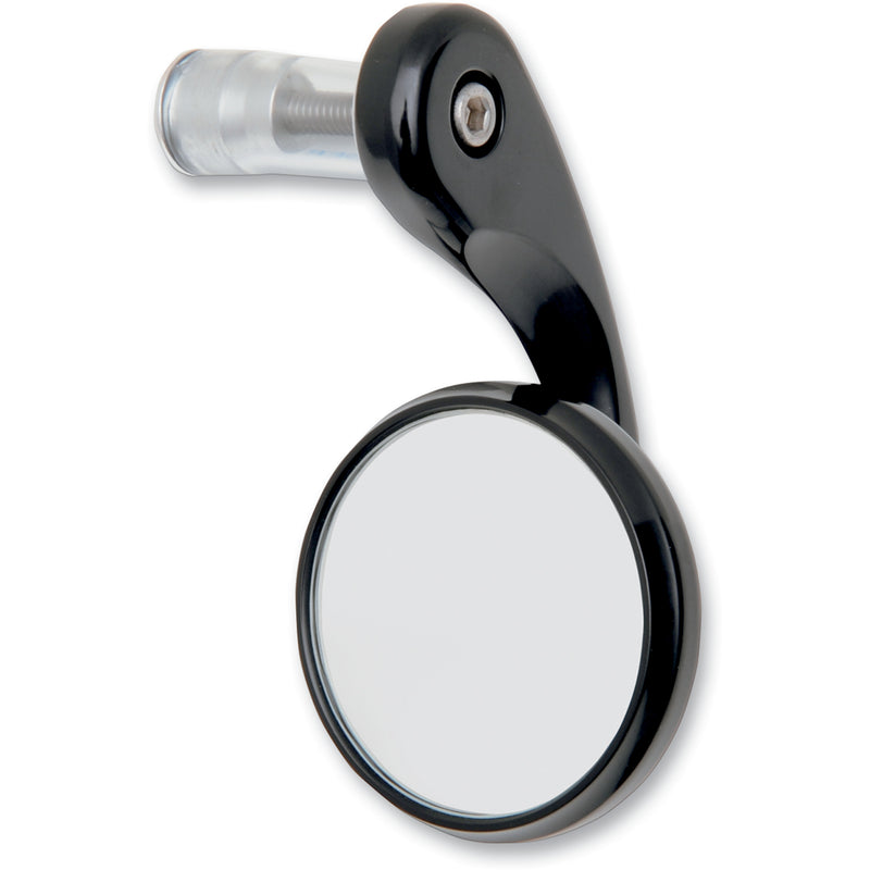TODD'S CYCLE 0640-0432 BSMR-2 Bar-End Shooter Mirror Bar-End Mirror - Black - Right
