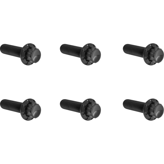 ARLEN NESS 2401-1747 300-948 Bolt Kit - Transmission Top Cover - 12-Point - Titanium - Black