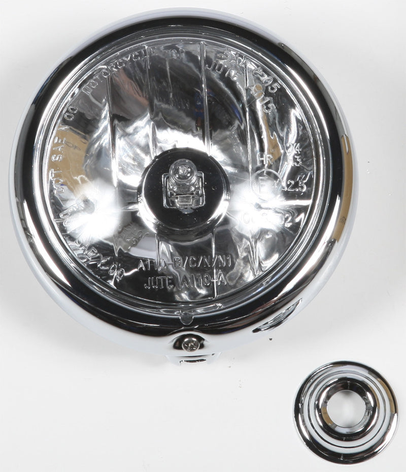 National Cycle 562-30101 90-910505-000 LIGHT ASSEMBLY CHROME SHELL HALOGEN H3 BULB