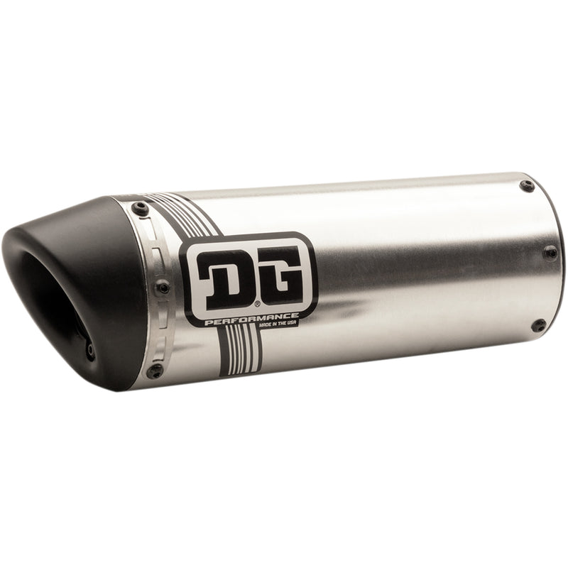 DG PERFORMANCE 1821-1809 071-9000 Universal 4-Stroke Muffler Universal Slip-On Exhaust - V2