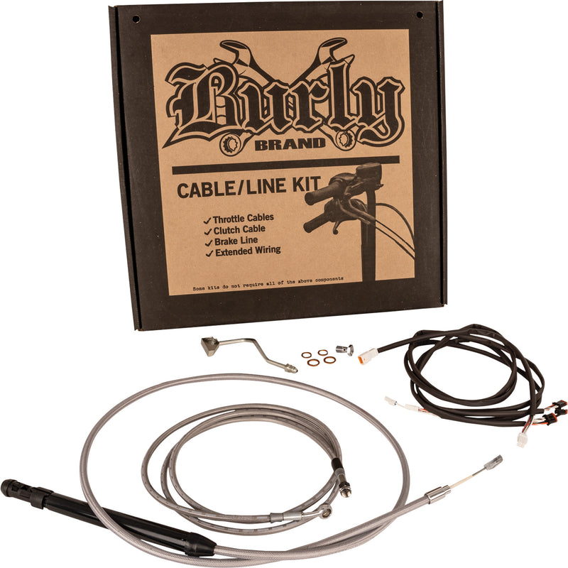Burly Brand Complete Cable Kit - B30-1312 For Harley Touring 2021-2025
