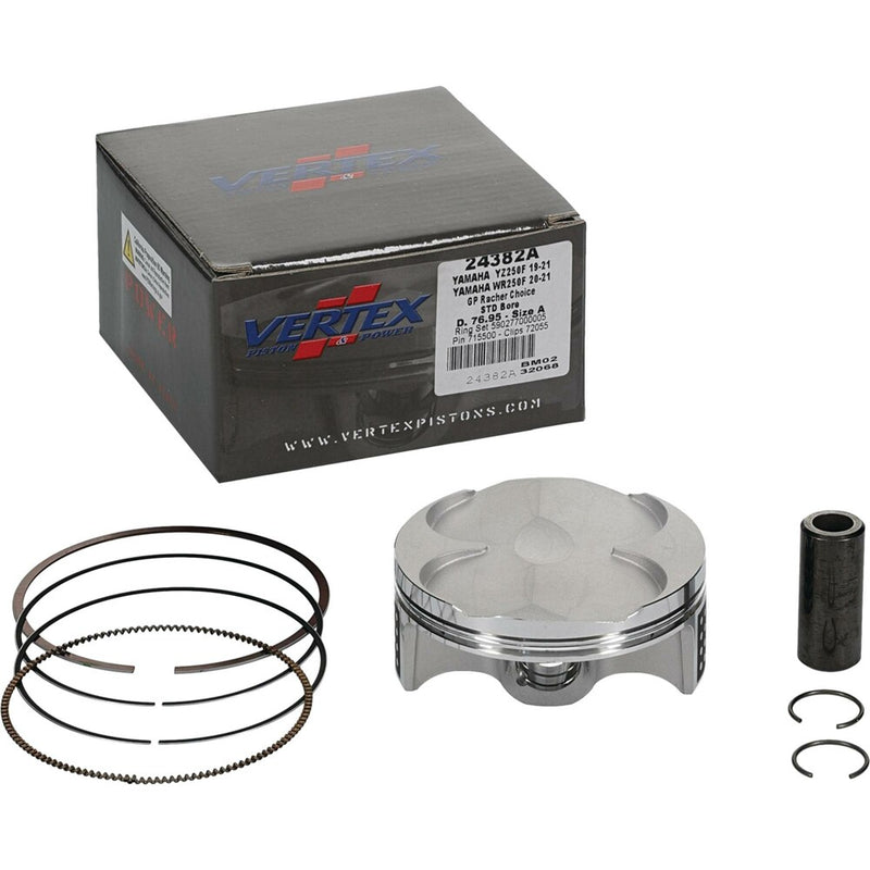 Vertex Piston Kit GP RC Forged 76.95/Standard 13.85:1 - 24382A Yamaha YZ 250 / WR 250 2019-2024