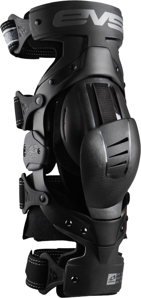 Evs 663-1187M AXISS-BK/GY-MP AXIS SPORT KNEE BRACE PAIR BLACK/BLACK/GREY MD