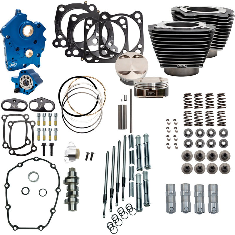 S&S Cycle Performance Kit Power Package - 310-1109D For Harley Motorcycles 2017-2026