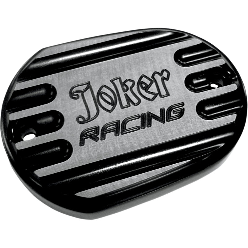 Joker Machine Front Brake Master Cylinder Cover Joker Logo Black - 10-381B For Harley Sportster 2006-2022