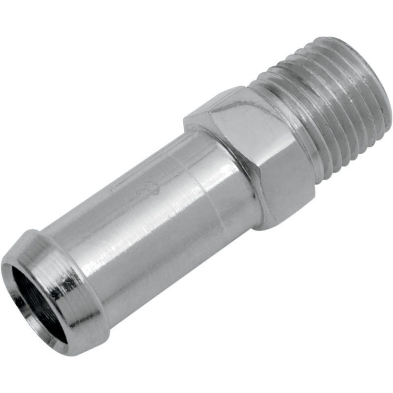 GARDNER-WESTCOTT DS-245274 7-90TD-6X2 Hose and Tank Fitting Male - Straight 3/8" - 1/8" NPT - Chrome