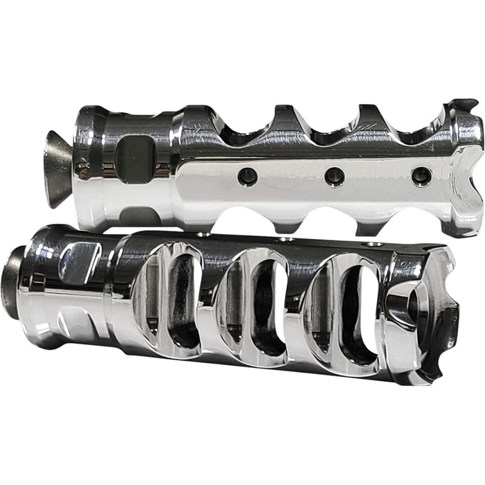 ACCUTRONIX 1602-1401 PT320-AKC Muzzle Break Shifter Peg Muzzle Brake Shifter Peg - Heel/Toe - Chrome