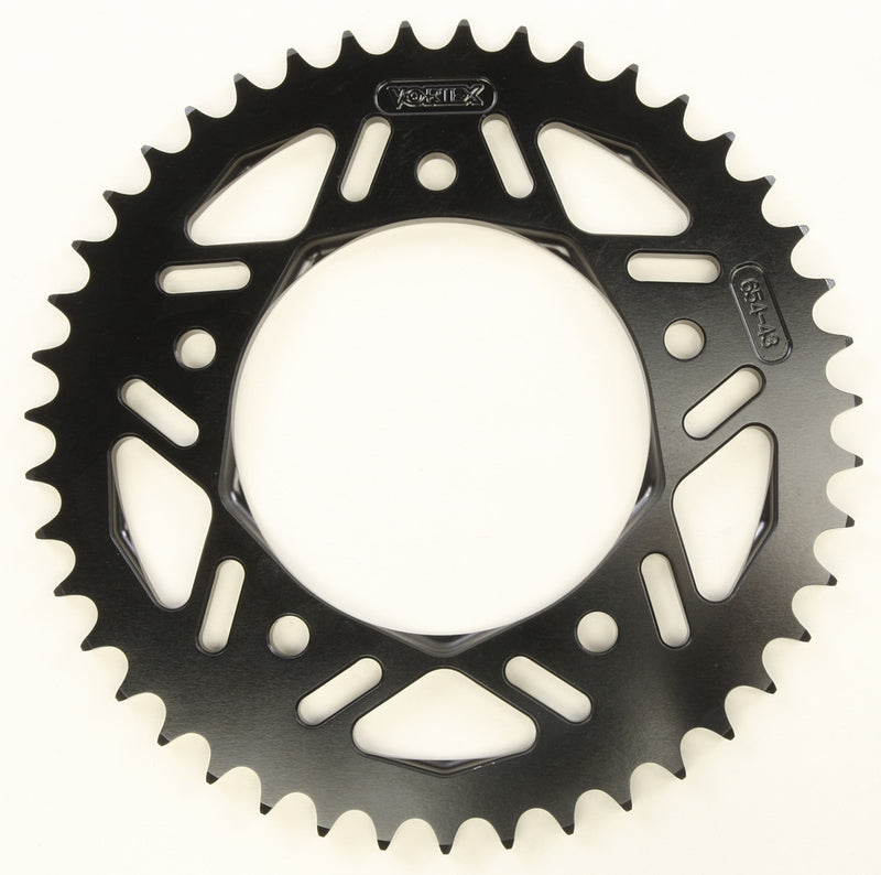 Vortex Rear F5 Sprocket Aluminum 43T-525 Black HC Yamaha - 654K43