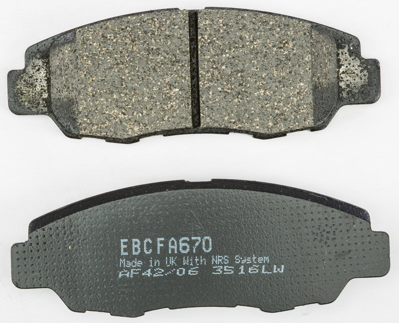 EBC Brake Pads Organic - FA670 Polaris Slingshot 2015-2018