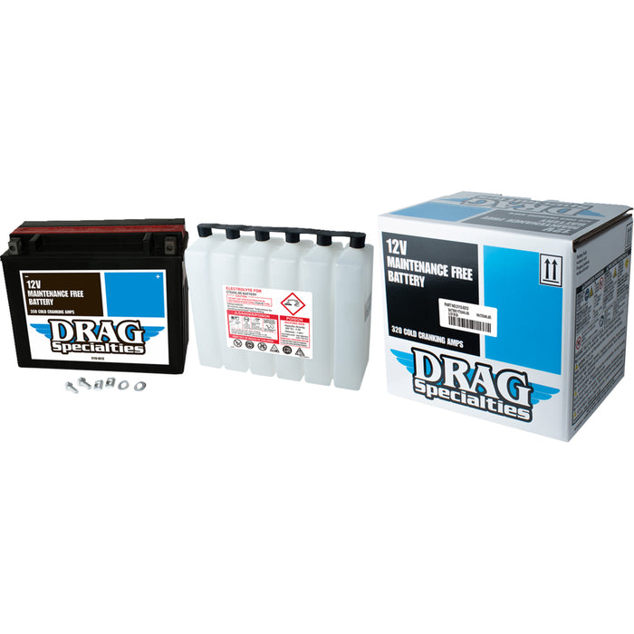 DRAG SPECIALTIES 2113-0212 AGM Maintenance-Free Battery AGM Battery - YTX24HLBS