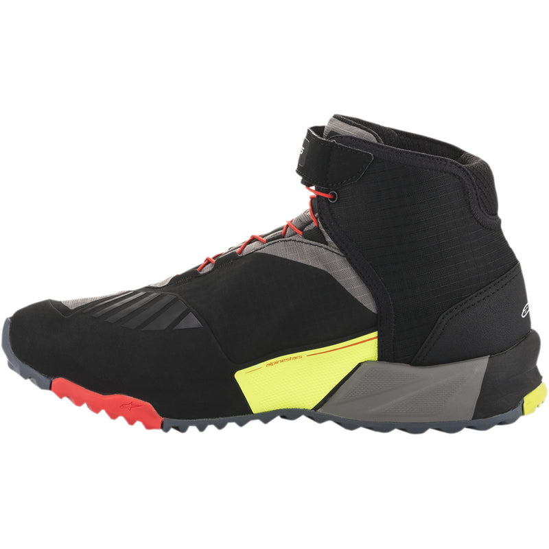ALPINESTARS 3405-2546 2611820153810 CR-X Drystar® Riding Shoes CR-X Drystar® Shoes - Black/Red/Yellow Fluorescent - US 10