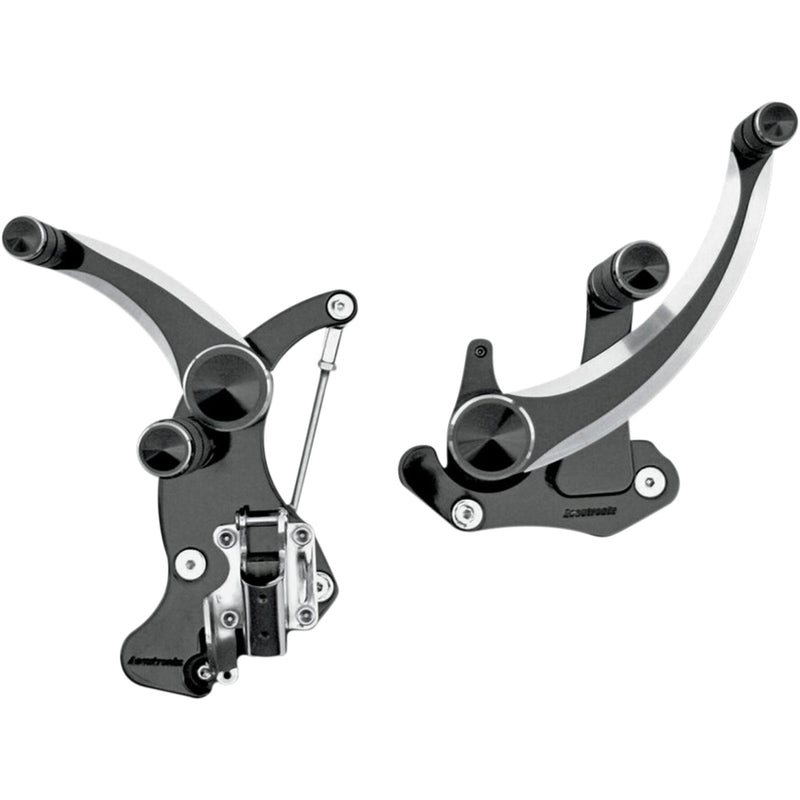 Accutronix Night Series Forward Control Kit - FC405-SIN For Harley Touring 2014-2026