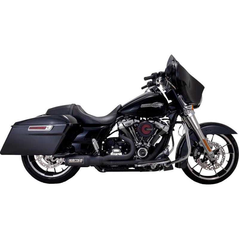 Vance & Hines Hi-Output 2-Into-1 Exhaust System - 47321-22 For Harley Touring 2017-2022