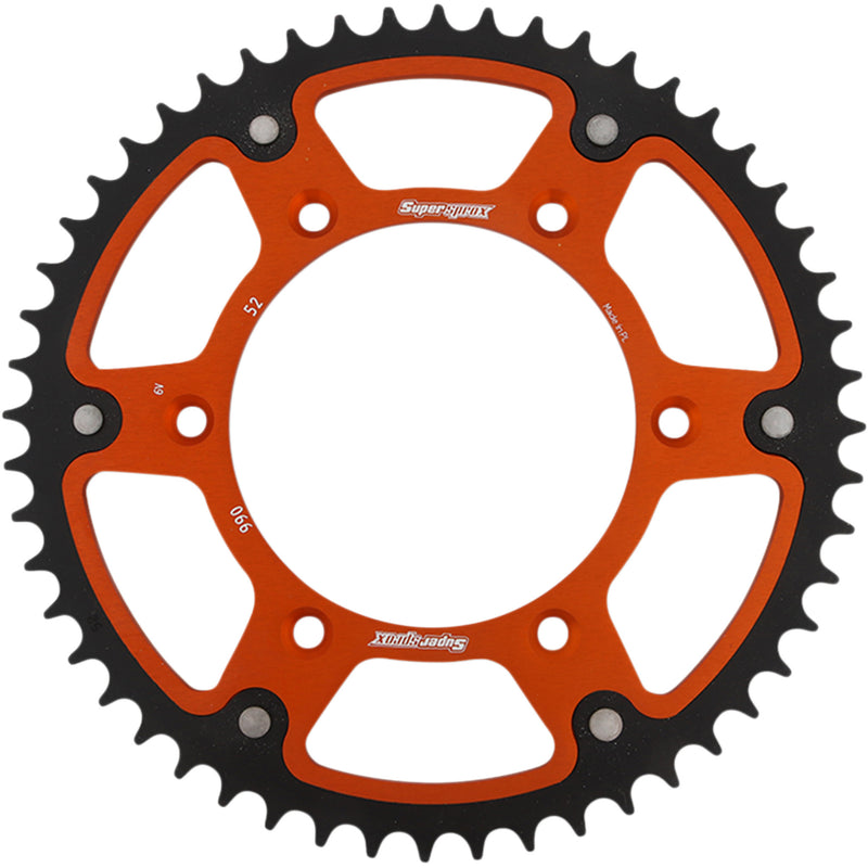 Supersprox Sprocket - RST-990-52-ORG Husaberg Dirt Bikes 2004-2017
