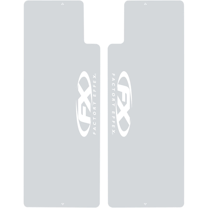 FACTORY EFFEX 4302-3622 06-38010 Fork Shields Fork Shield - FX Clear/White