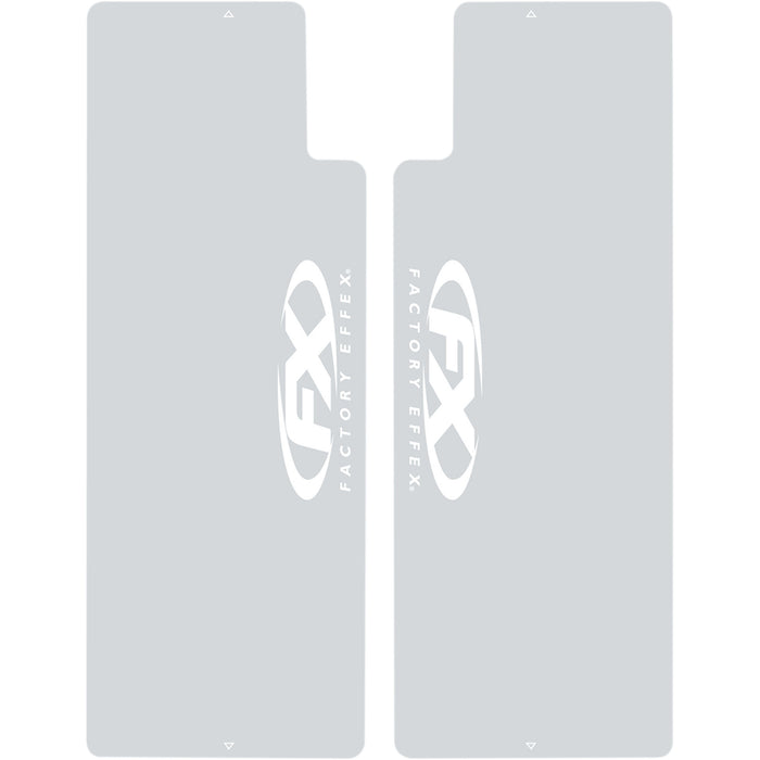 FACTORY EFFEX 4302-3622 06-38010 Fork Shields Fork Shield - FX Clear/White
