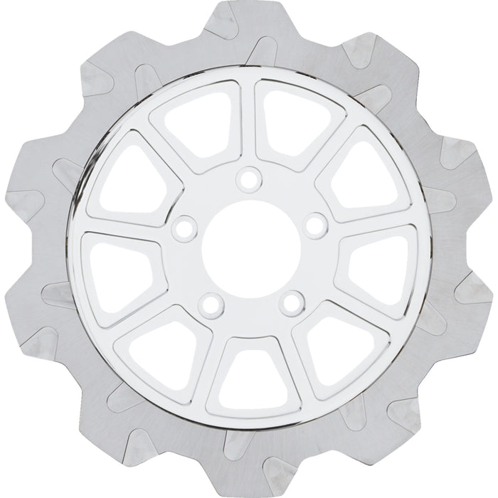 LYNDALL RACING BRAKES LLC 1710-4480 2002-1033 Crown Cut Brake Rotor 9 Spoke Brake Rotor - Front - 11.5"