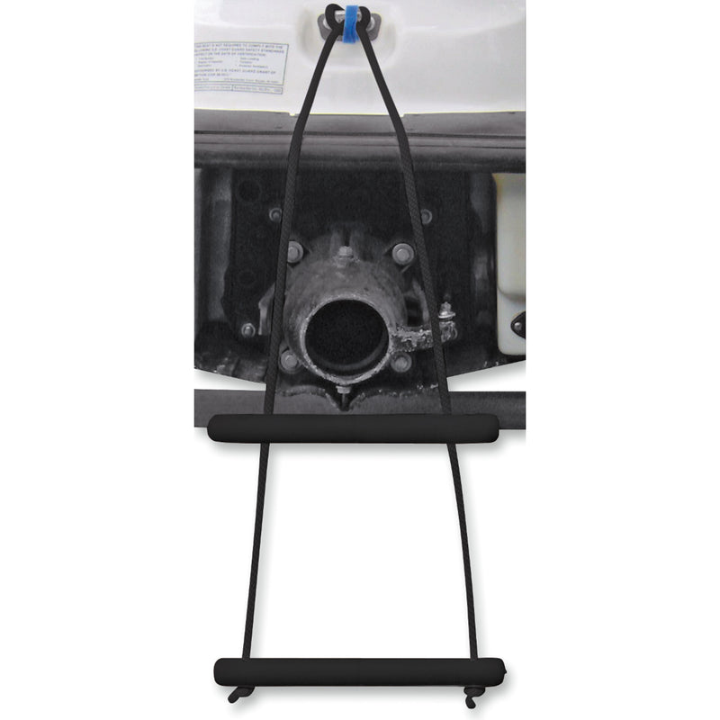 HARDLINE 4850-0019 EZ-1 EZ Riser Jet Step™ Rope Ladder - EZ Riser Jet Step - Black