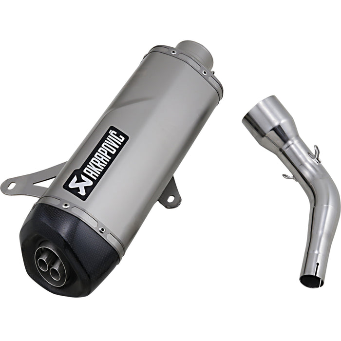 AKRAPOVIC 1811-3940 S-VE3SO9-HRSS Stainless Steel Slip-On Line Scooter Muffler Muffler - Stainless Steel