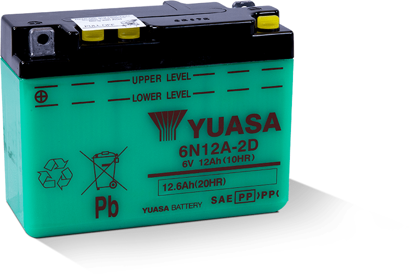 Yuasa Battery YUAM2612D Yuasa 6N12A-2D Conventional 6-Volt Battery - User 1