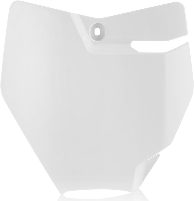 Acerbis Front Number Plate White - 2449400002 KTM SX 65 2016-2024