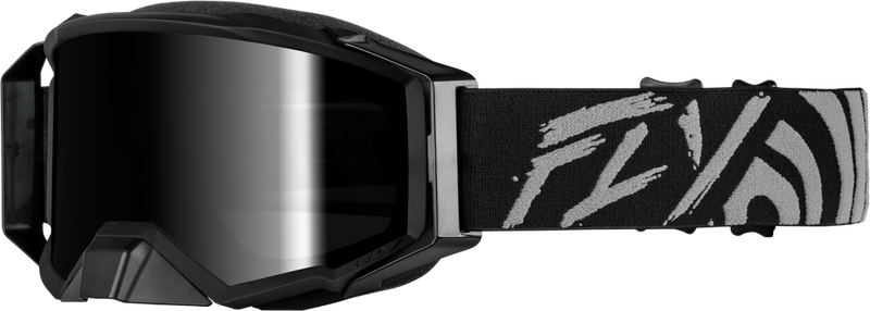 Fly Racing 37-5518 37-5518 ZONE ELITE GOGGLE GREY/BLACK W/DARK SMOKE HYDROPHOC LENS