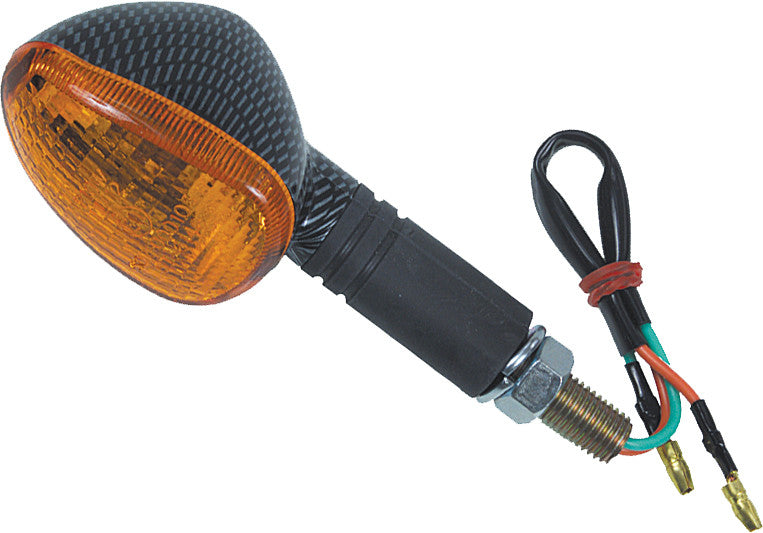 Fire Power 60-1351 01100072 OVAL MARKER LIGHT FRONT CARBON