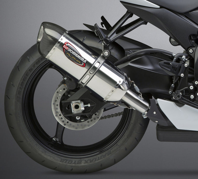 Yoshimura Exhaust Signature Alpha Slip-ON SS-SS-CF - 11600EM520 Suzuki 600 / 750 2011-2024