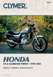 Clymer 27-M335 CM335 REPAIR MANUAL HON CX/GL500/650