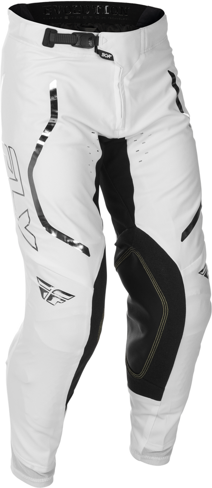 Fly Racing 379-13532 379-13532 EVOLUTION DST LE FLASH PANTS WHITE/SILVER SZ 32