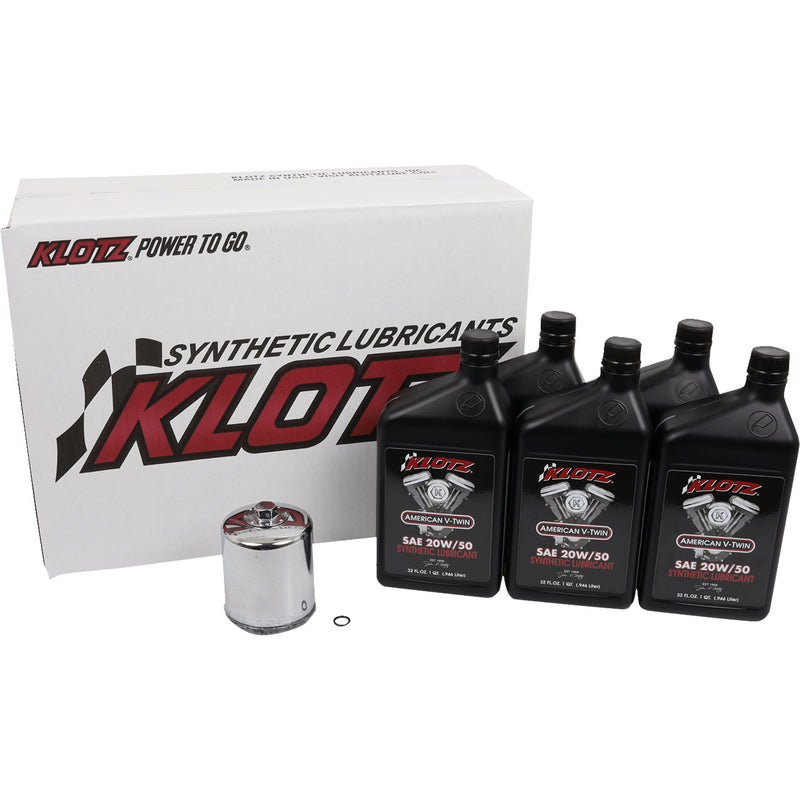 Klotz Oil Oil Change Kit - KH-111 For Harley Sportster 1986-2022