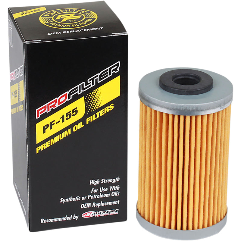 Pro Filter Oil Filter - PF-155 For Husaberg Dirt Bikes 1995-2008 | Beta 250 4T / 400 4T / 450 4T / 525 4T 2005-2009