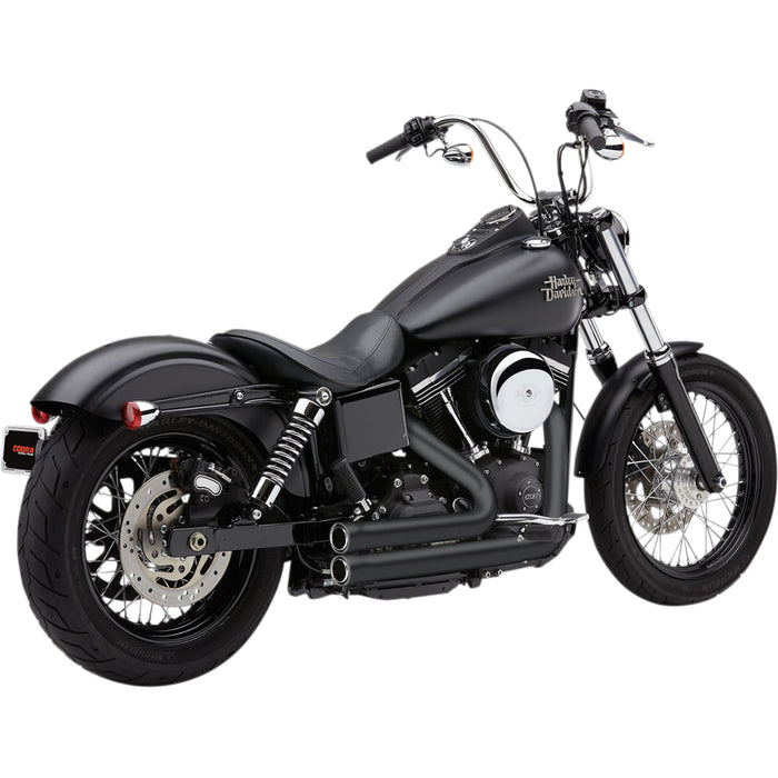 COBRA 1800-2096 6708B Speedster 909 Exhaust System - Black - '12-'17 Dyna