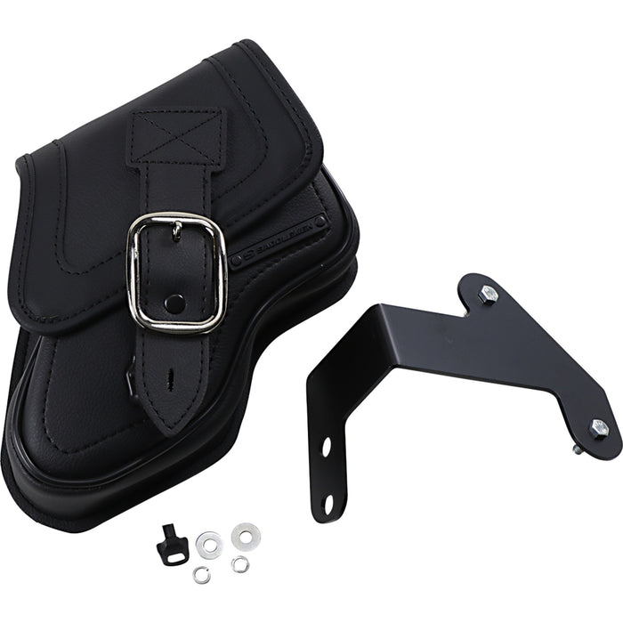 SADDLEMEN 3501-1428 EX000955B Swing Arm Bag - Saddlebag - Black -Dyna '06-'17