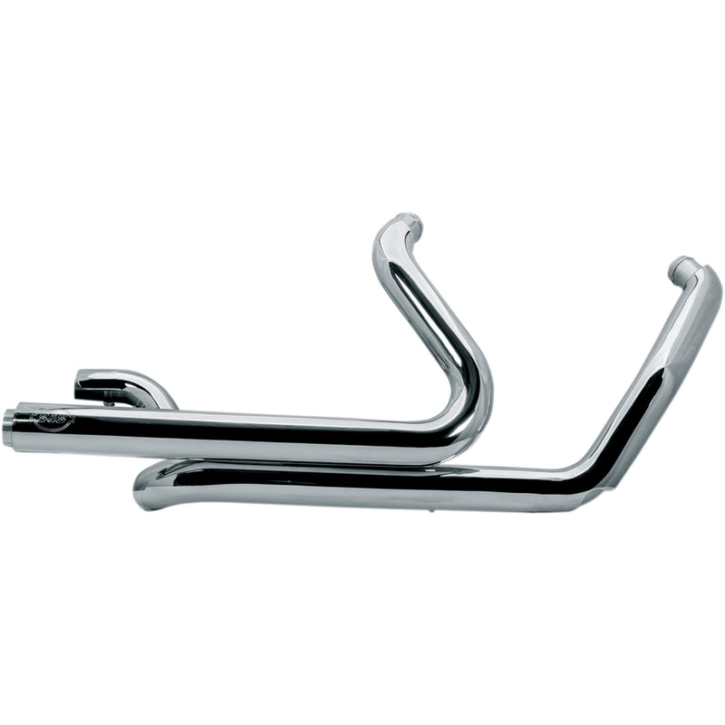 S&S Cycle El Dorado 2-Into-2 Head Pipe System - 550-0704 For Harley Touring 2017-2026