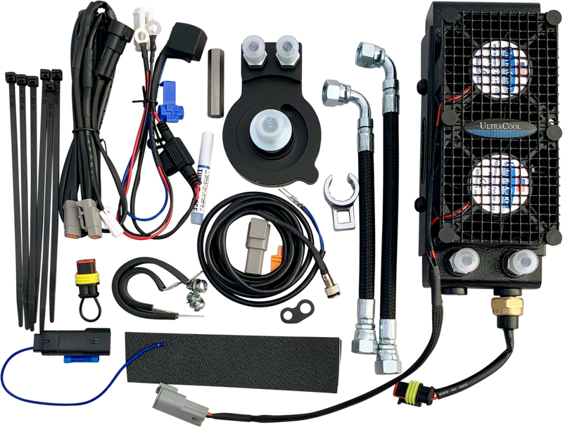 Ultracool OIL Cooler M8 Touring ` (chopped Guard) - SMT8-5N For Harley Touring 2017-2023