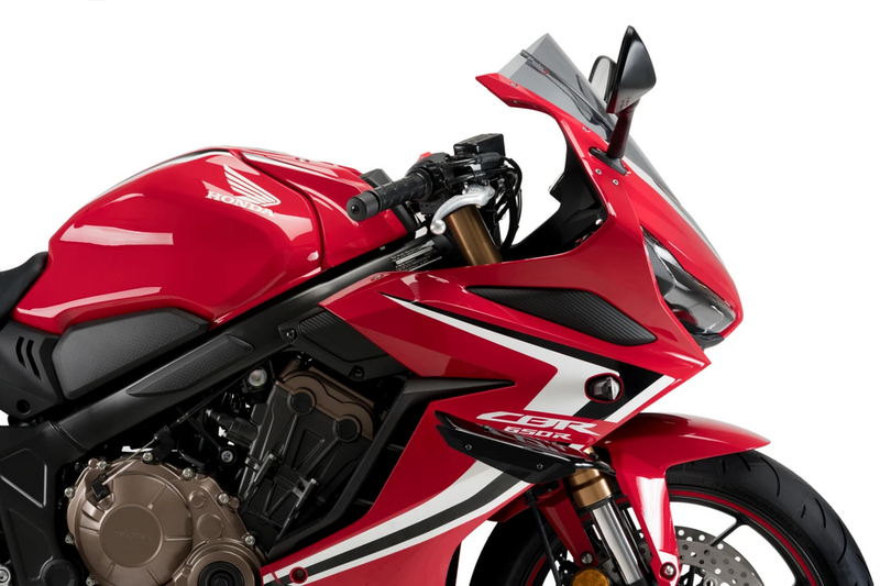 Puig Hi-Tech Parts Sport Side Spoilers Black - 3569N Honda CBR650R 2019-2020