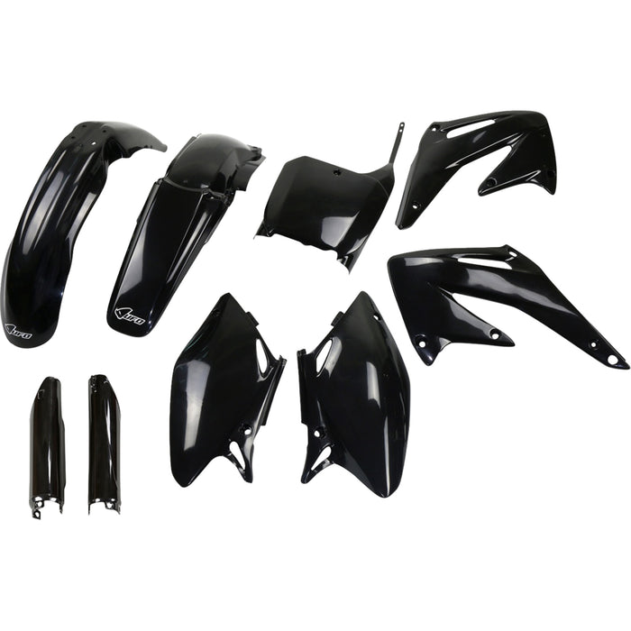 UFO 1403-4194 HOKIT106F@001 Full Body Kit With Fork Guards Body Kit - Black - CRF450R
