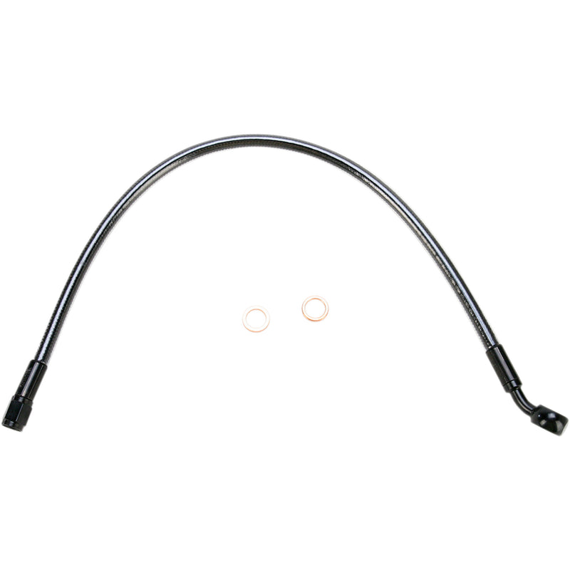 Magnum Shielding Designer Series Brake Line - 47117 For Harley Super Glide Sport / Sportster 1200 Custom XL1200C 1999-2005