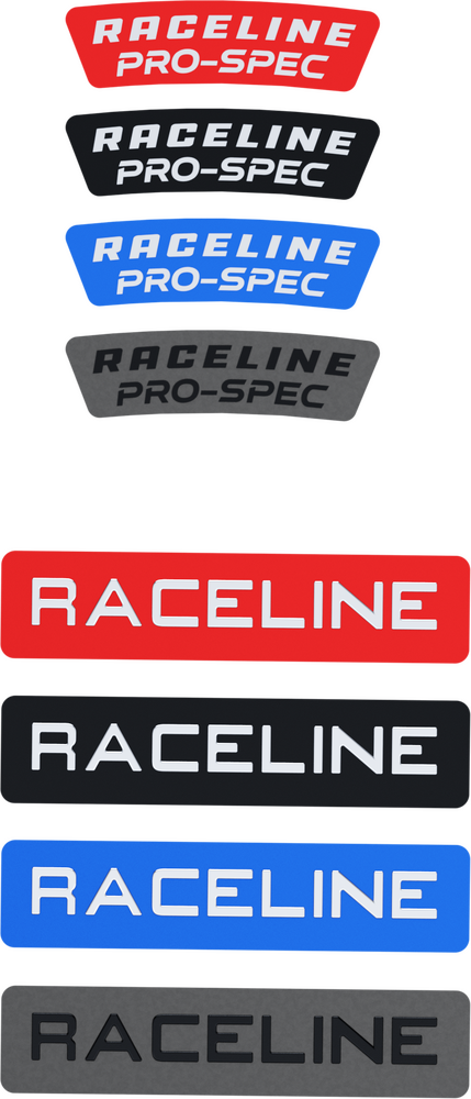 Raceline Wheels 570-1801 D-A13-PACK RACELINE DECAL PACKAGE BLUE/RED/BLK/GUNMETAL