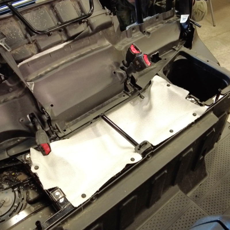 DEI 902409 22-24 Honda Pioneer 1000-3/1000-5/1000-6 (non CA Models) Under Seat Heat Shield Kit - Photo - lifestyle view
