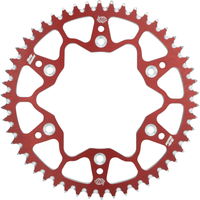 MOTO-MASTER 1211-2122 620032356 7075 Aluminum Rear Sprocket 56 tooth - red - honda